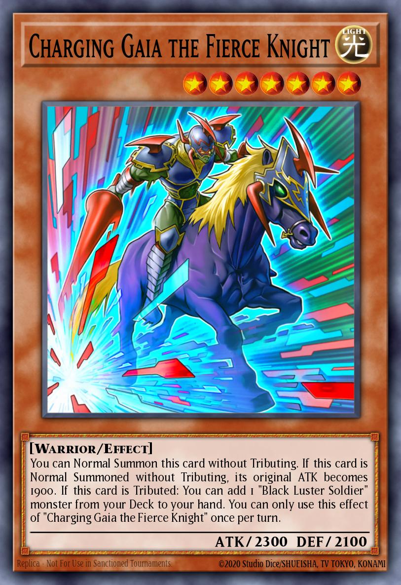 Charging Gaia the Fierce Knight card image