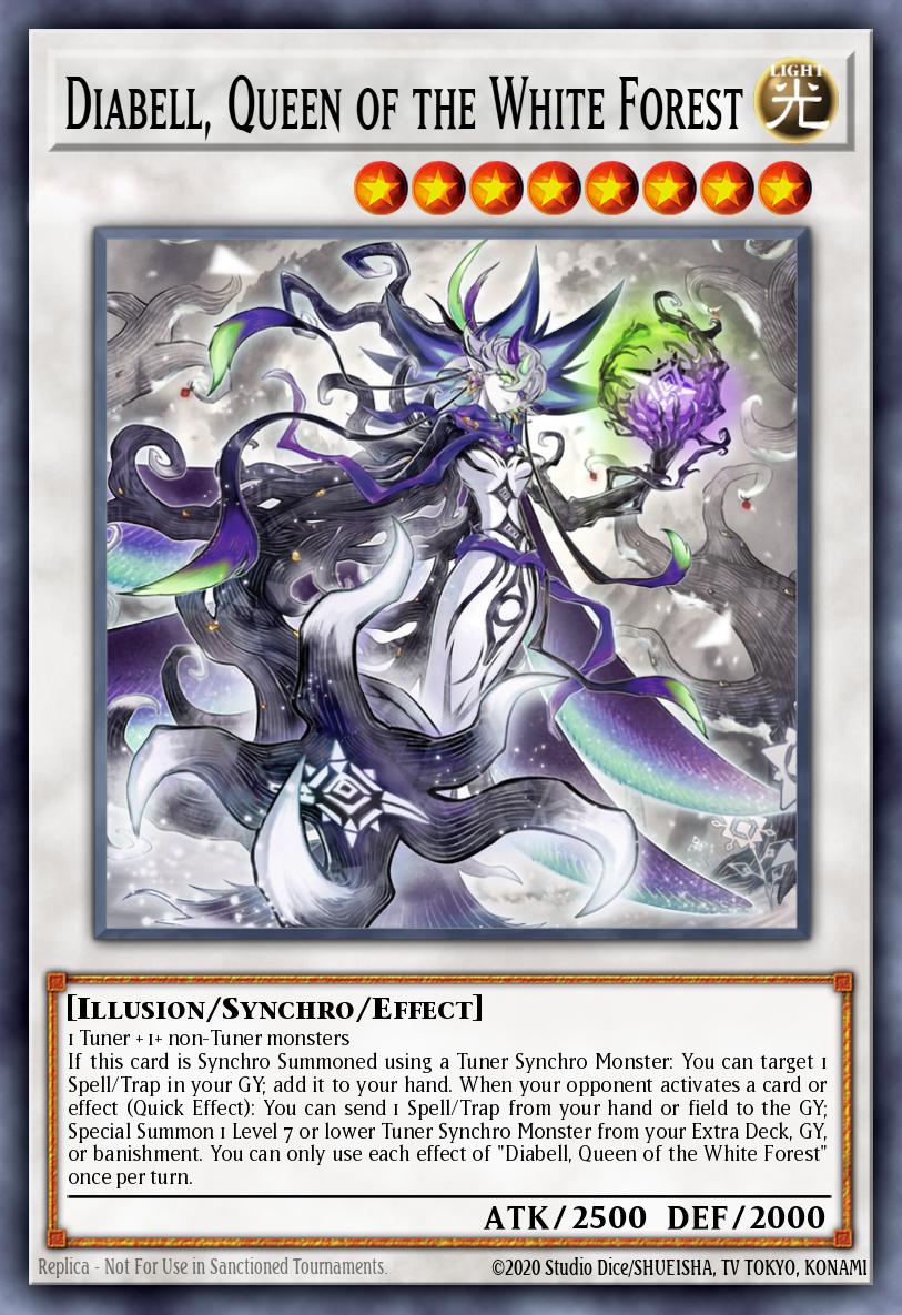 Diabell, Queen of the White Forest card image