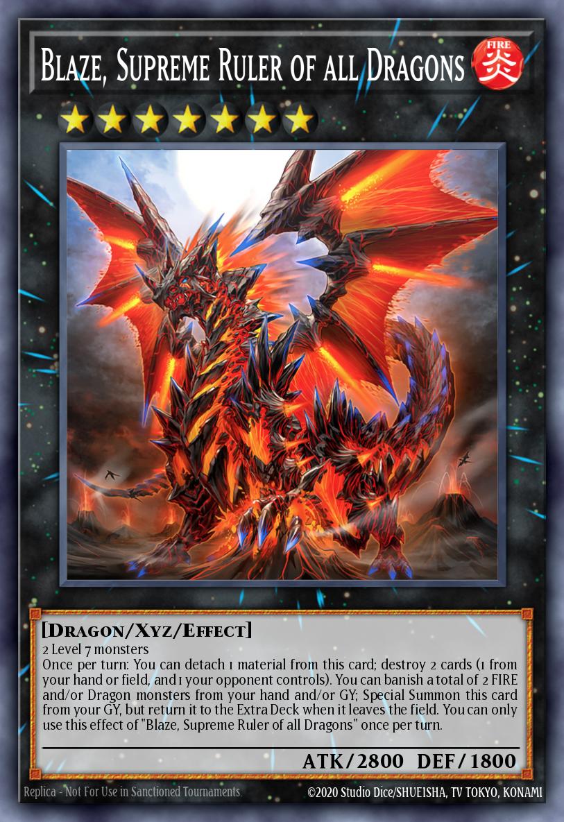 Blaze, Supreme Ruler of all Dragons card image
