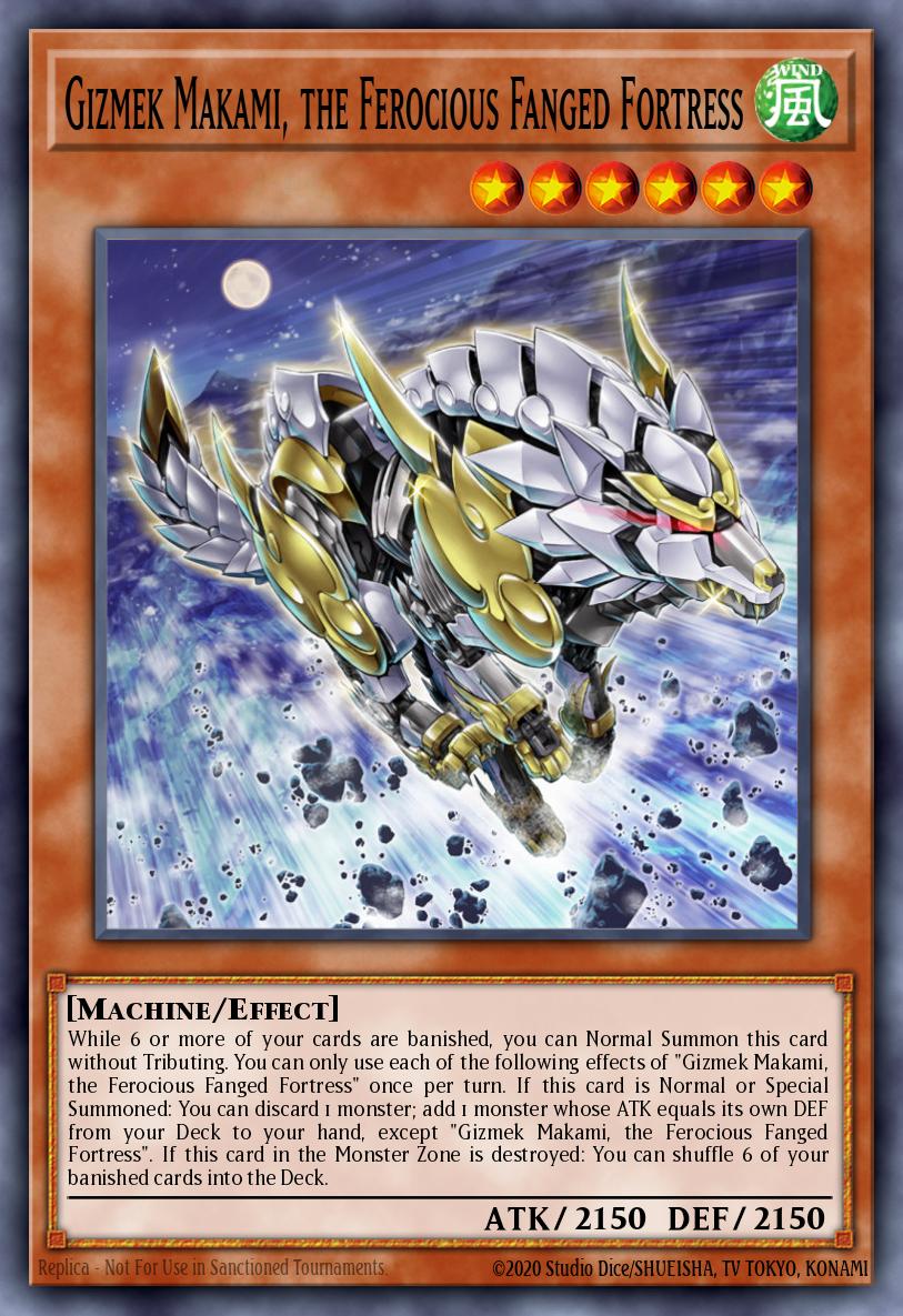 Gizmek Makami, the Ferocious Fanged Fortress card image