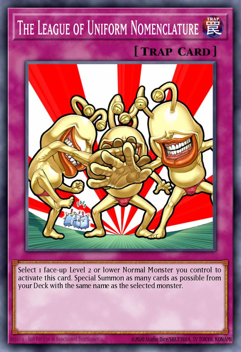 The League of Uniform Nomenclature card image