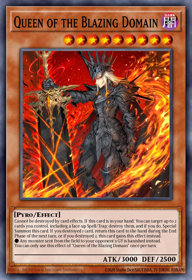Queen of the Blazing Domain card image