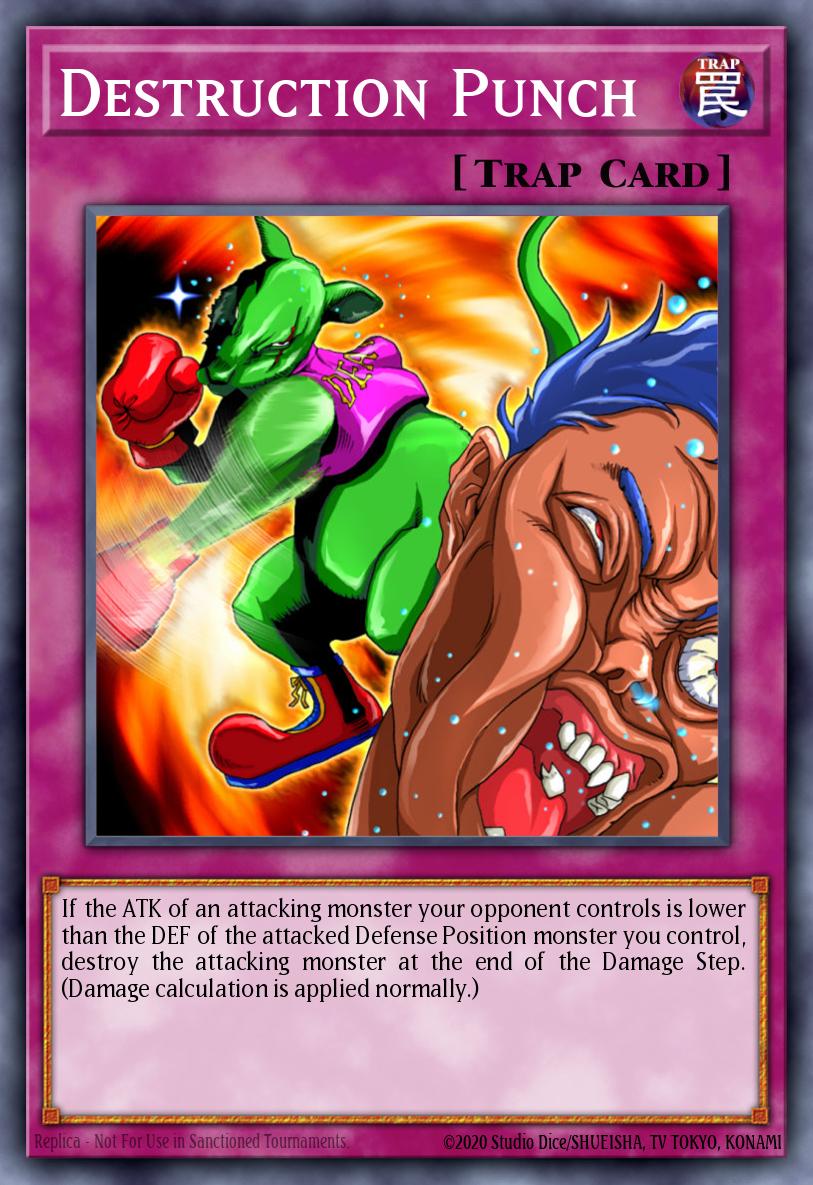 Destruction Punch card image
