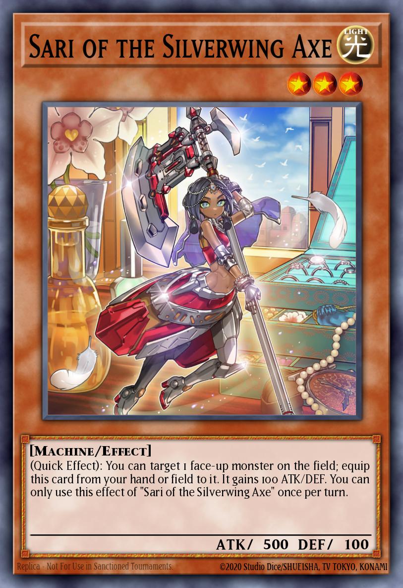 Sari of the Silverwing Axe card image