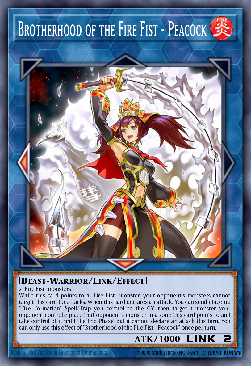 Brotherhood of the Fire Fist - Peacock card image