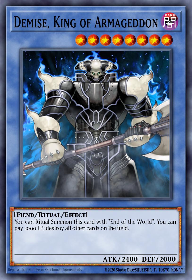 Demise, King of Armageddon card image