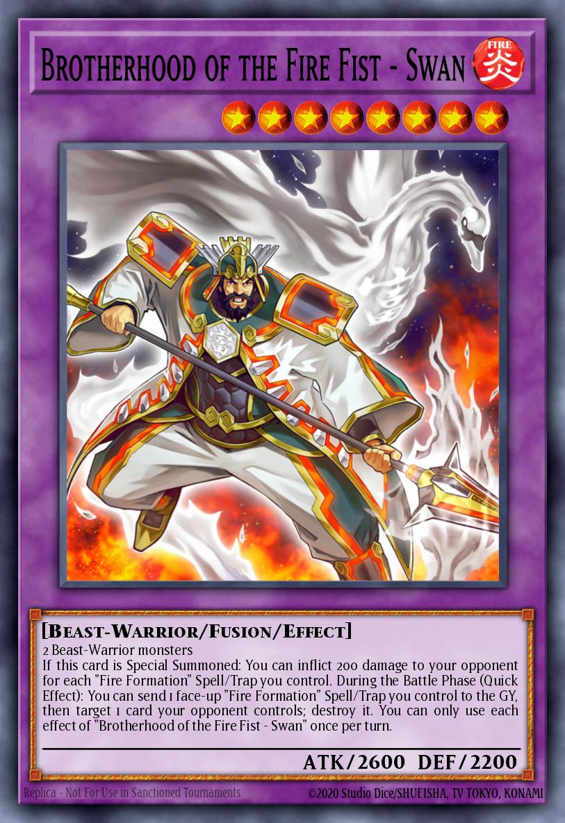 Brotherhood of the Fire Fist - Swan card image
