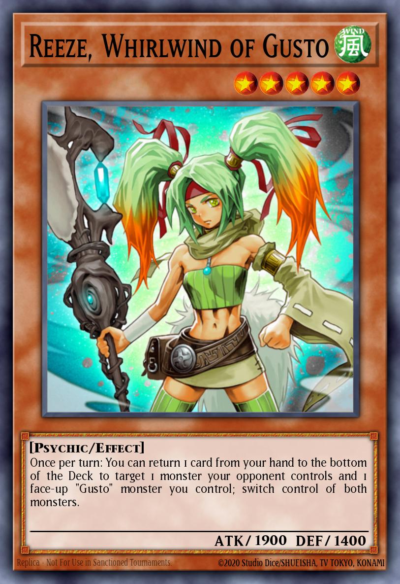 Reeze, Whirlwind of Gusto card image