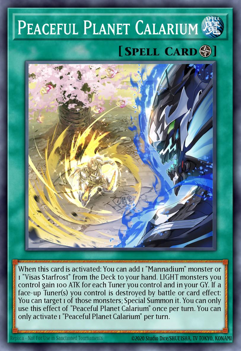 Peaceful Planet Calarium card image