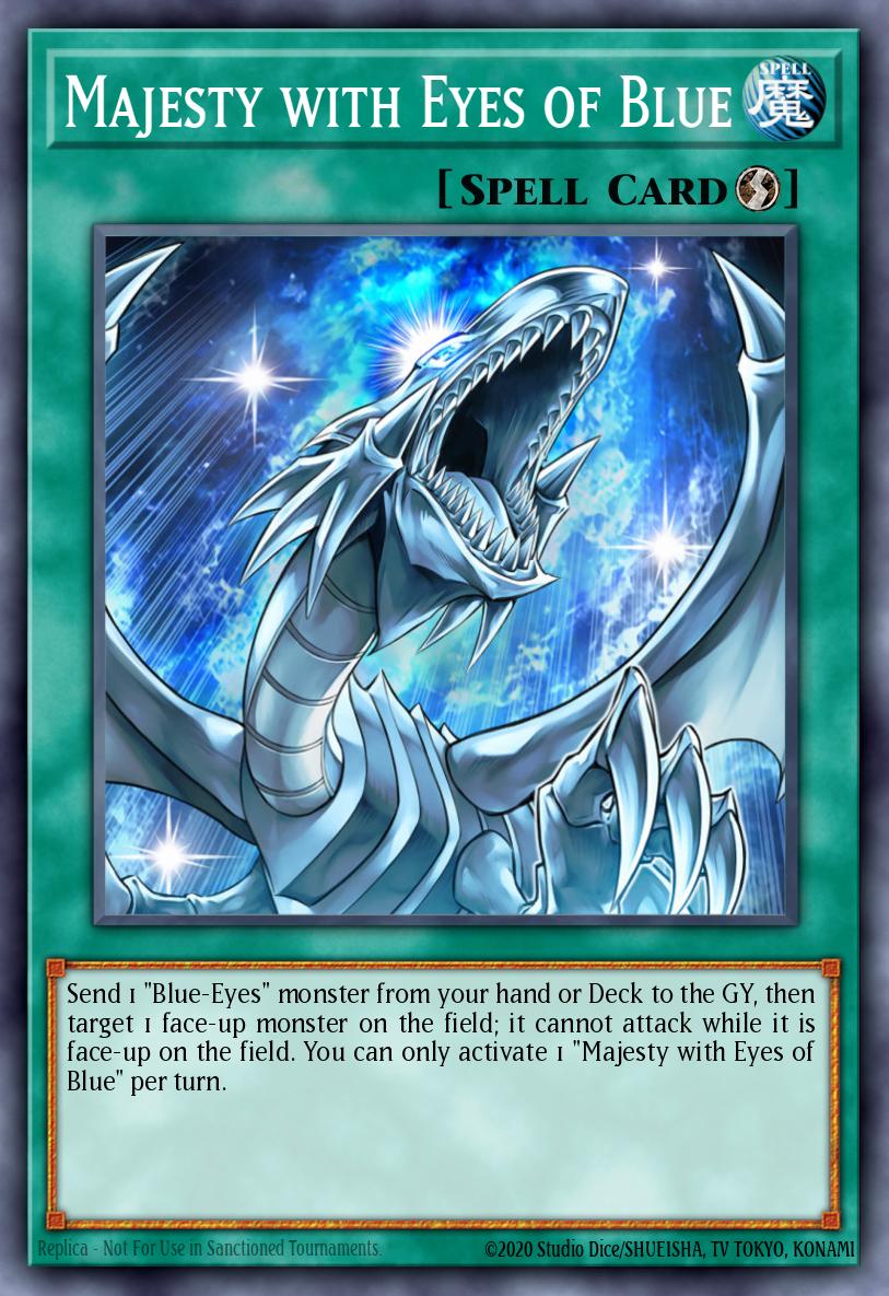 Majesty with Eyes of Blue card image