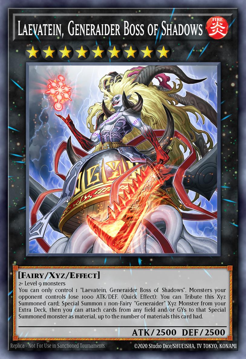 Laevatein, Generaider Boss of Shadows card image