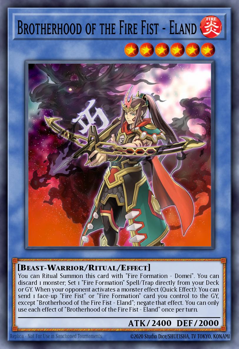 Brotherhood of the Fire Fist - Eland card image