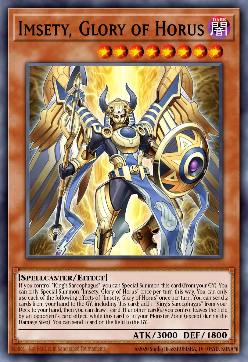 Imsety, Glory of Horus card image