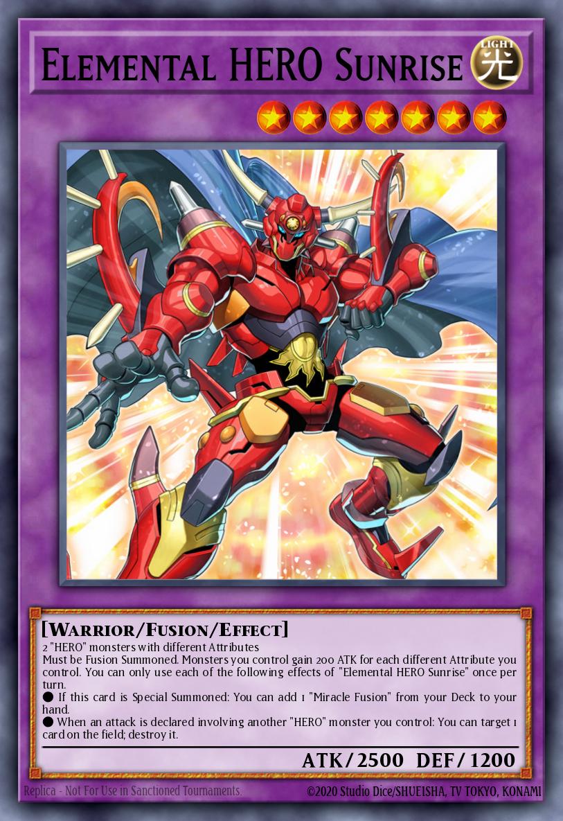 Elemental HERO Sunrise card image