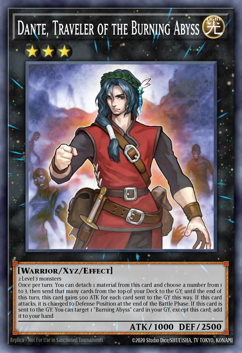Dante, Traveler of the Burning Abyss card image