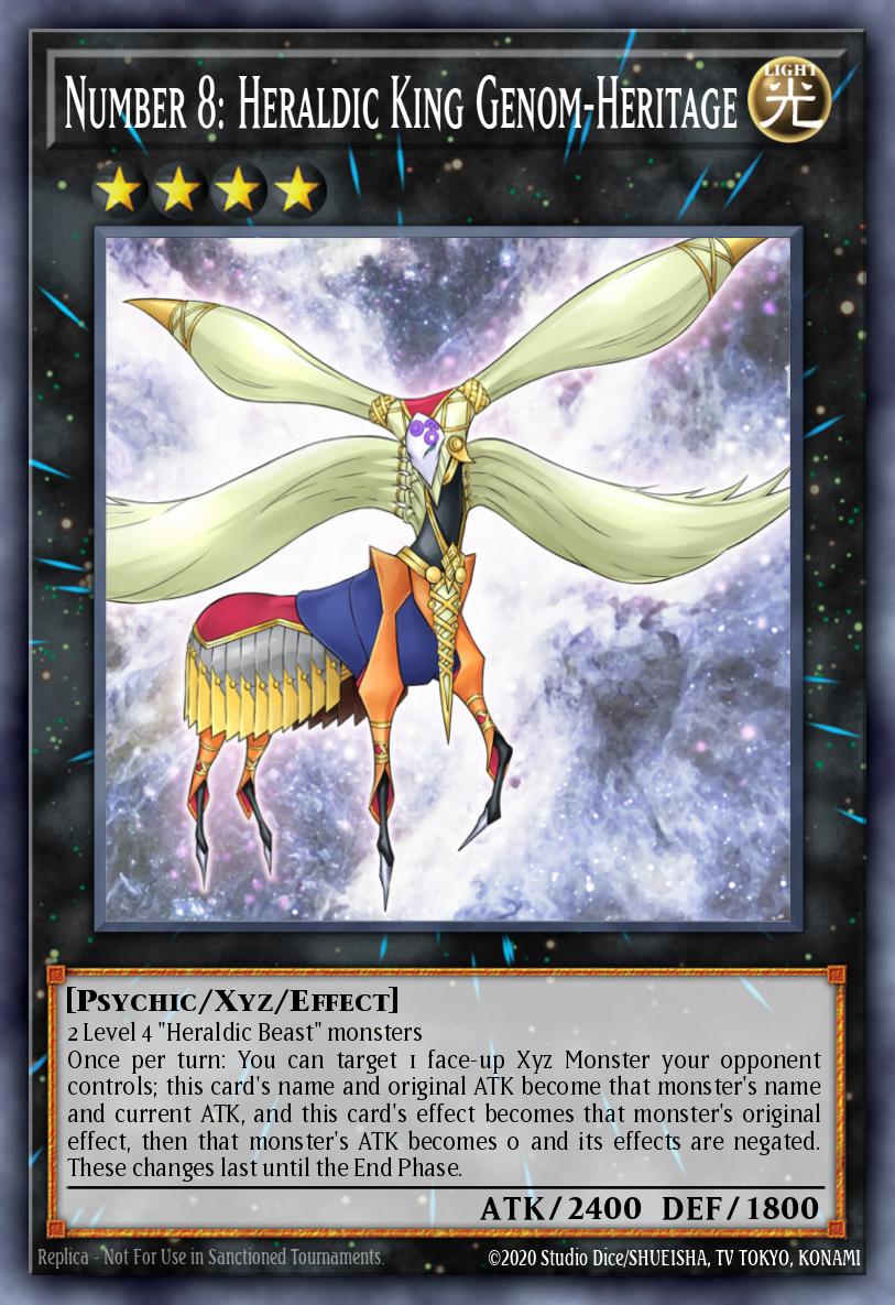 Number 8: Heraldic King Genom-Heritage card image