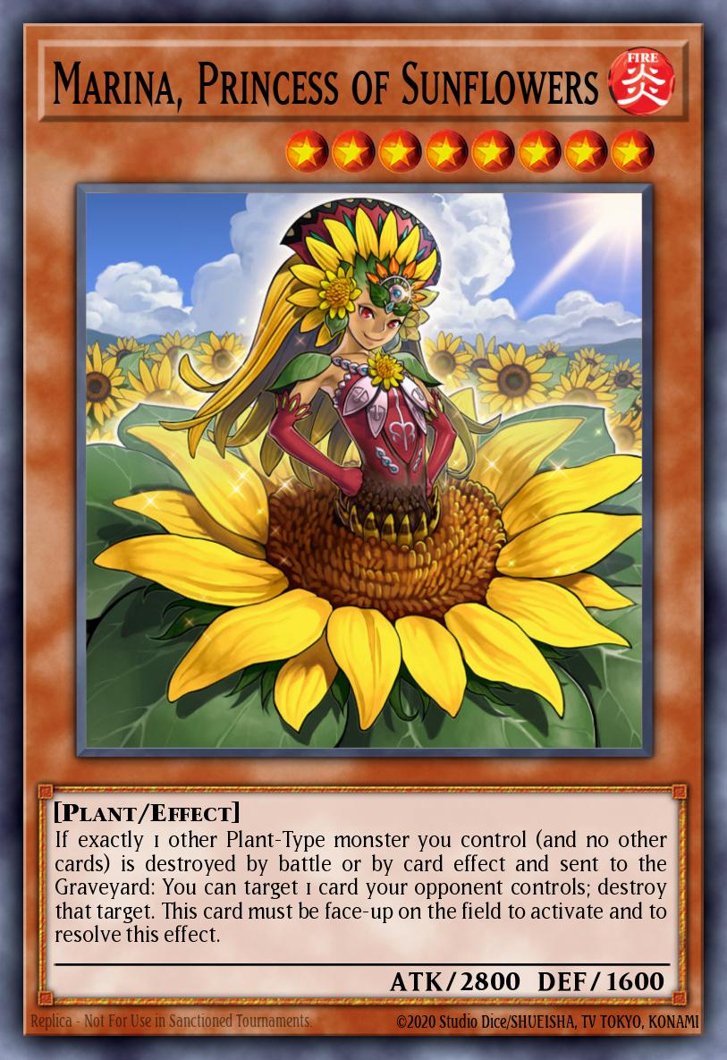 Marina, Princess of Sunflowers card image