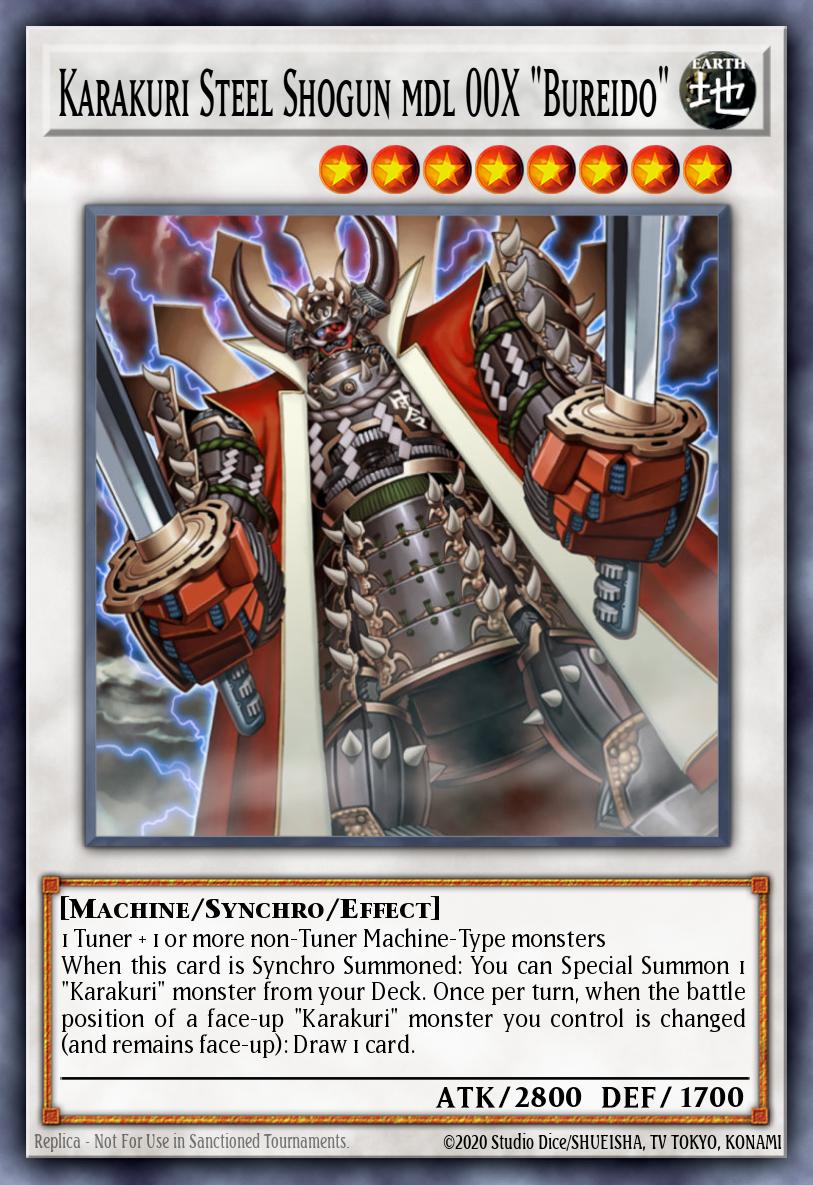 Karakuri Steel Shogun mdl 00X "Bureido" card image