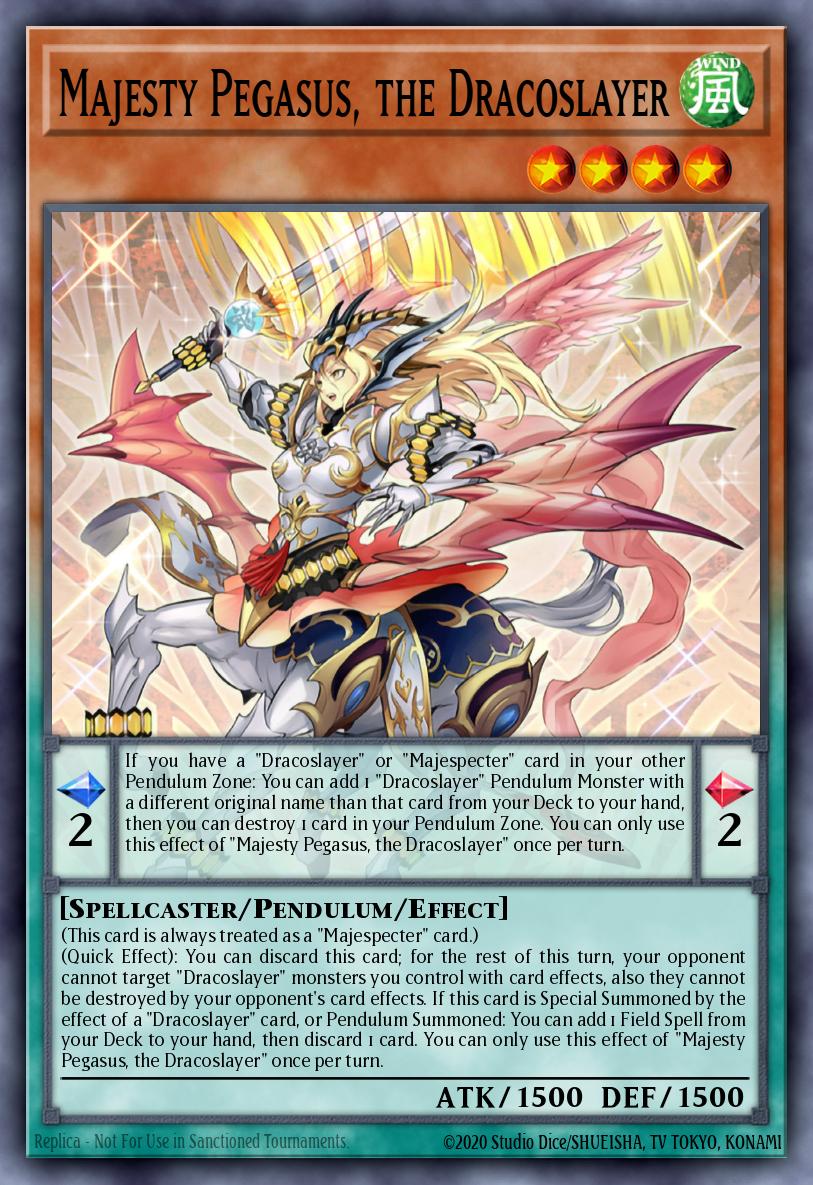 Majesty Pegasus, the Dracoslayer card image