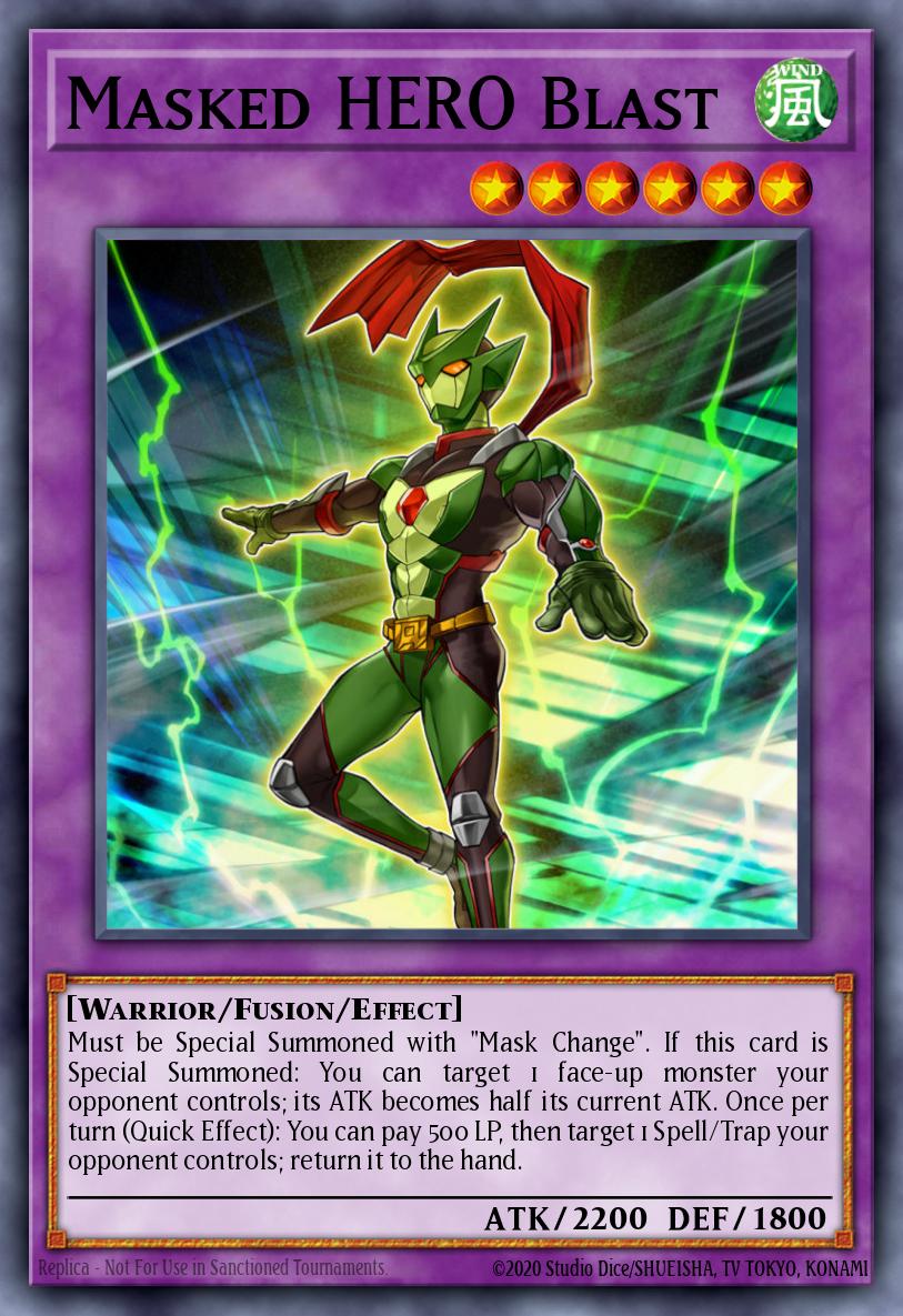 Masked HERO Blast card image
