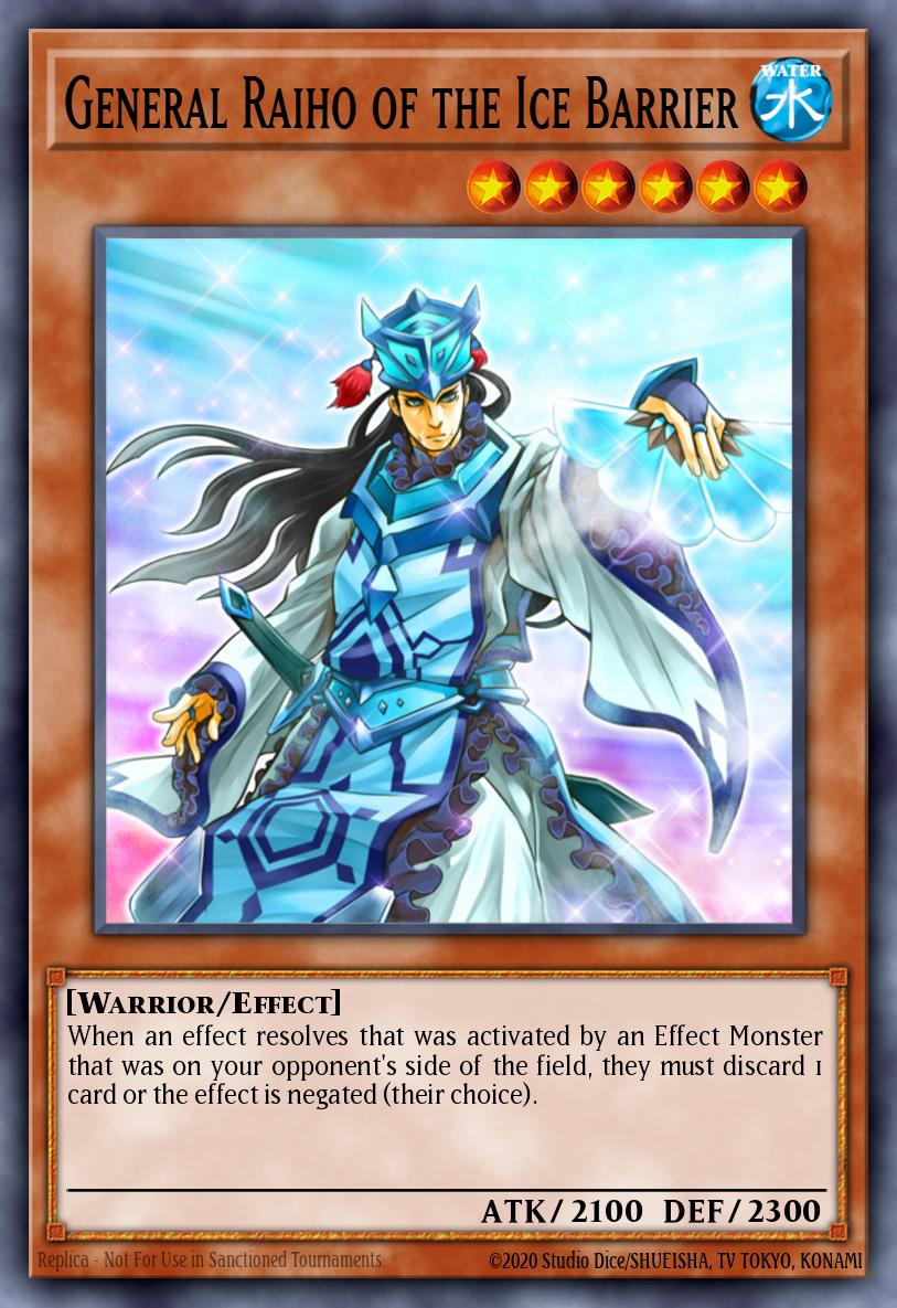General Raiho of the Ice Barrier card image
