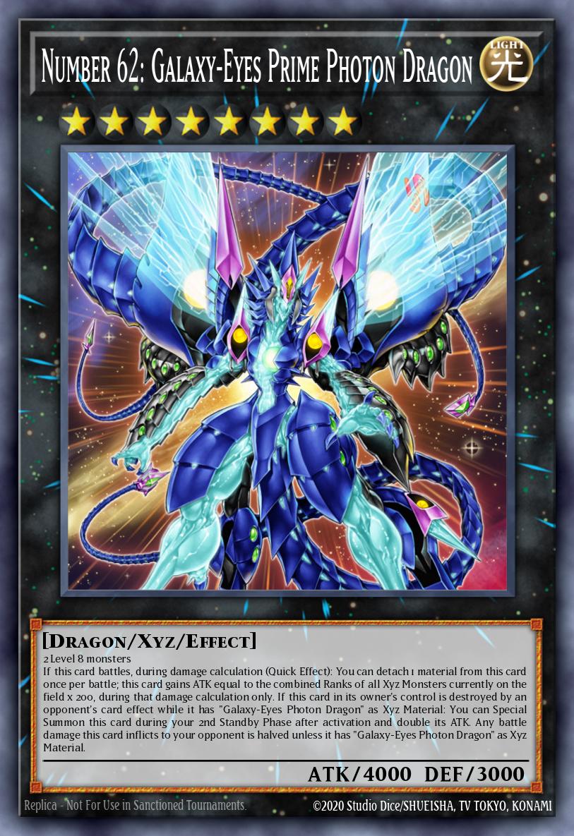 Number 62: Galaxy-Eyes Prime Photon Dragon card image