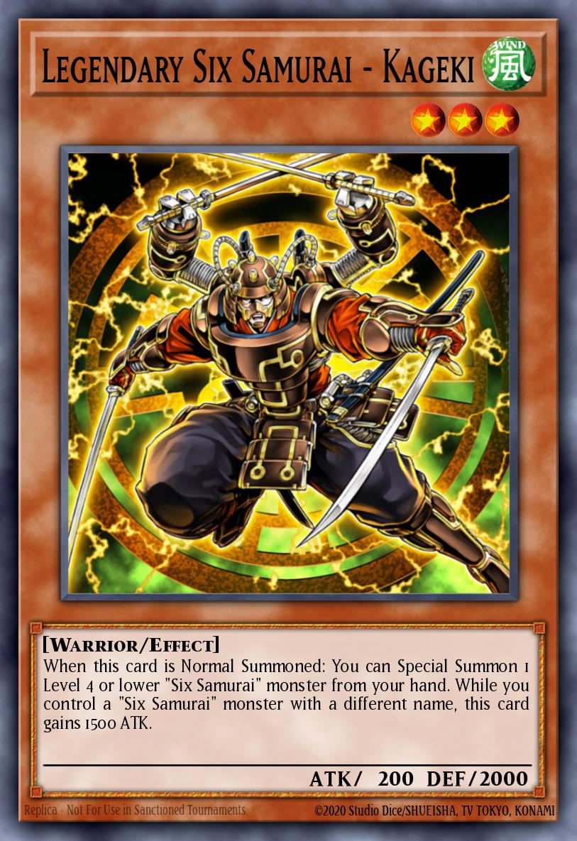 Legendary Six Samurai - Kageki card image