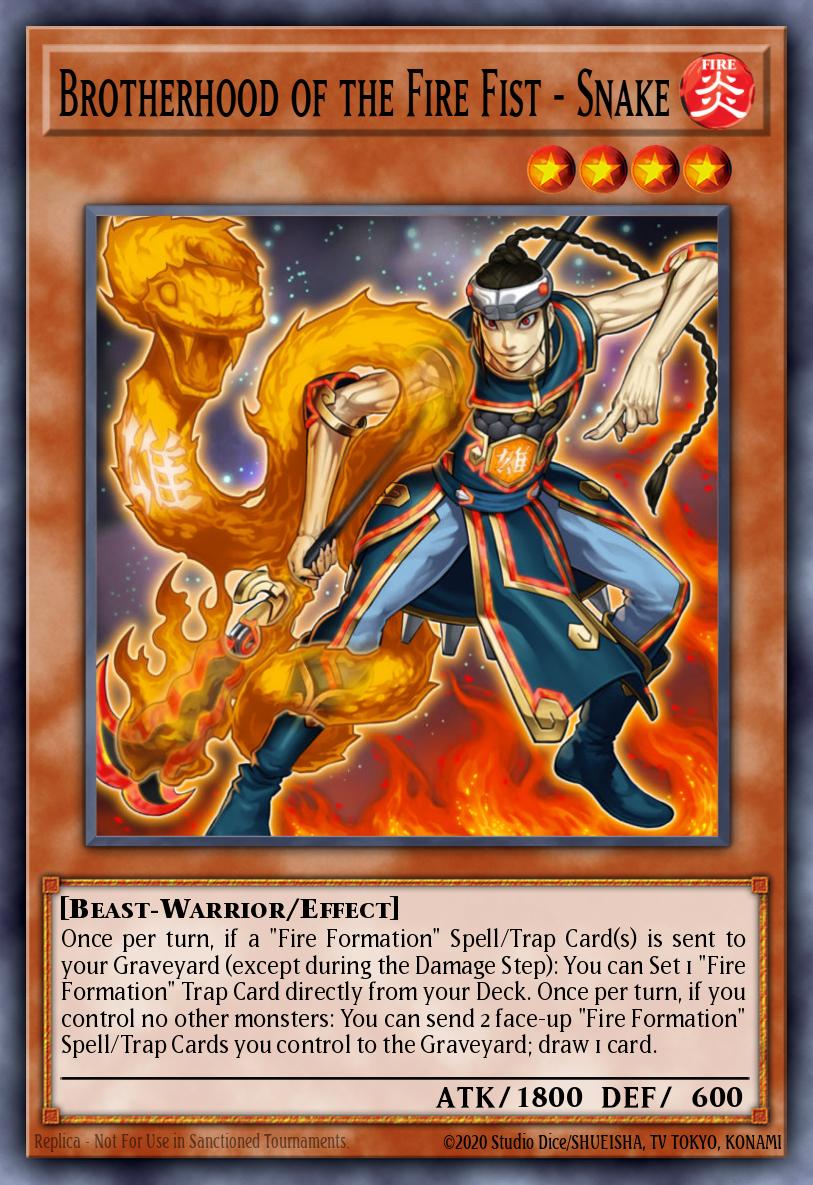 Brotherhood of the Fire Fist - Snake card image