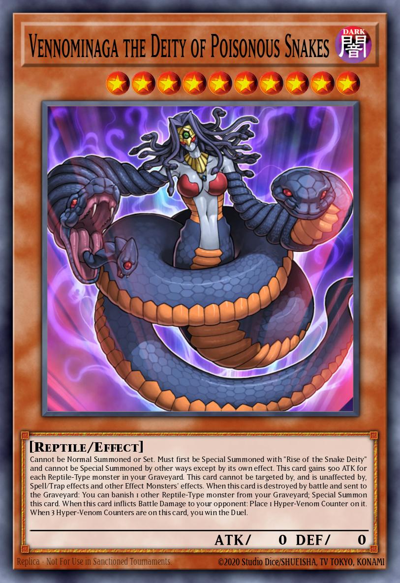 Vennominaga the Deity of Poisonous Snakes card image