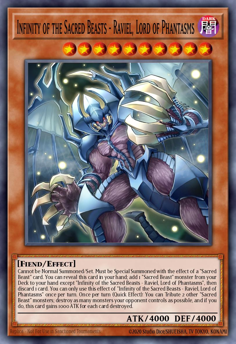 Infinity of the Sacred Beasts - Raviel, Lord of Phantasms card image