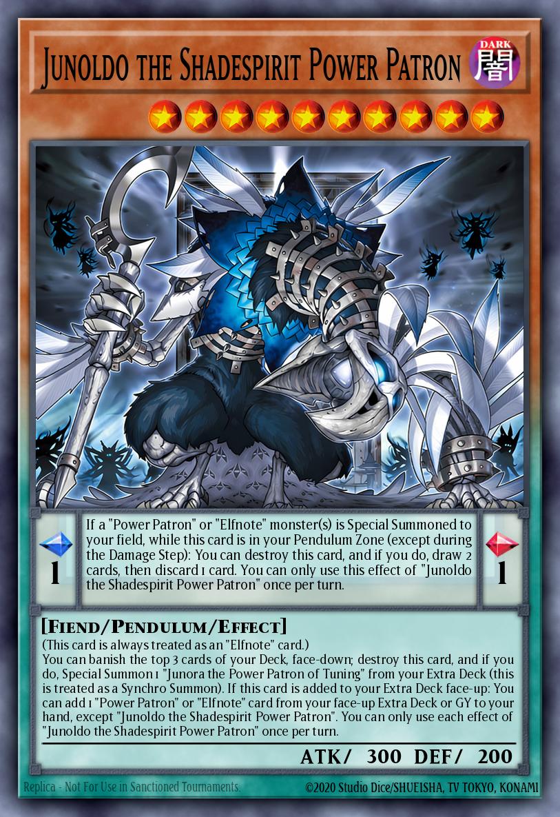 Junoldo the Shadespirit Power Patron card image