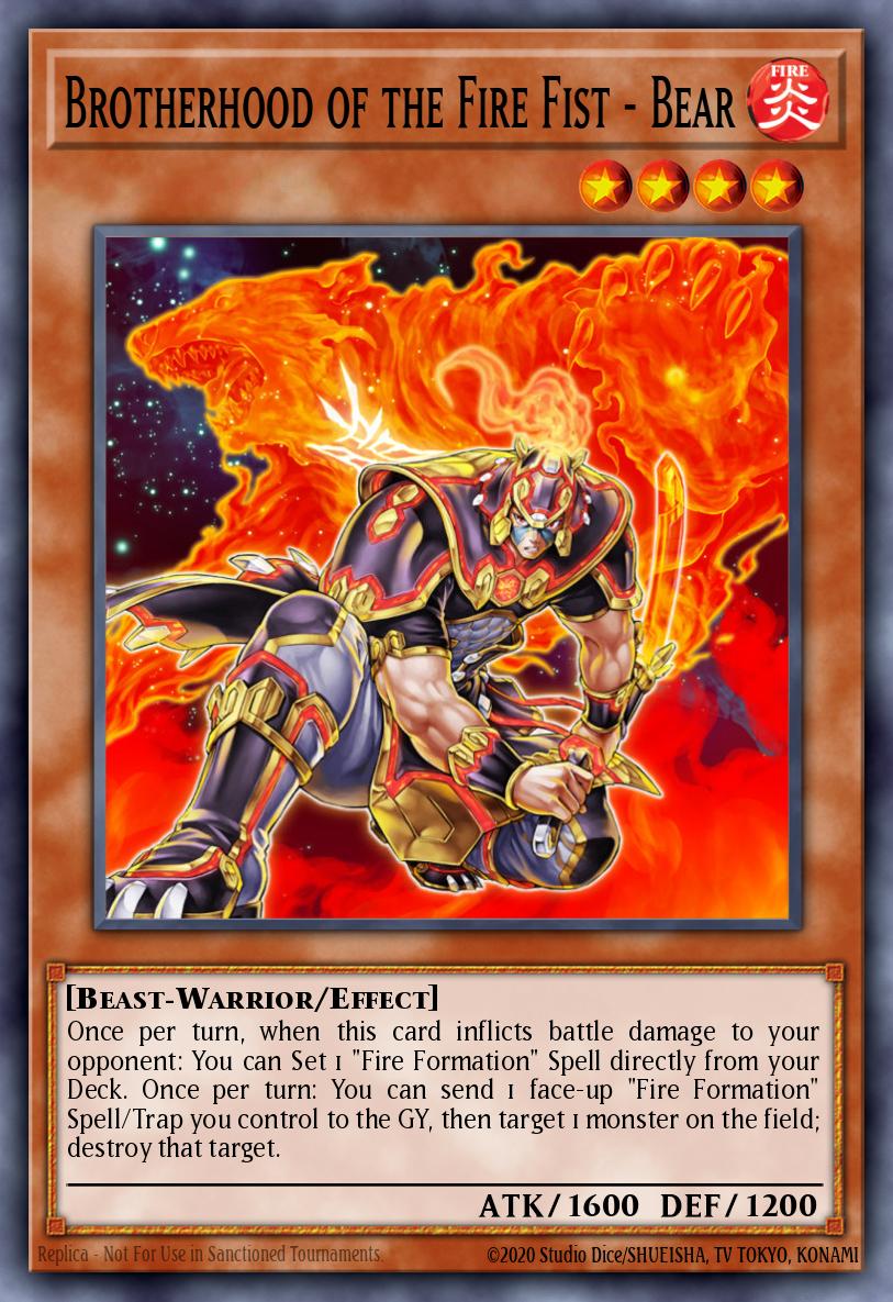 Brotherhood of the Fire Fist - Bear card image