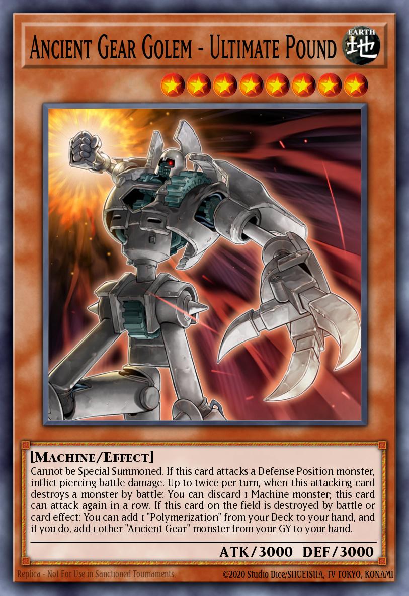 Ancient Gear Golem - Ultimate Pound card image