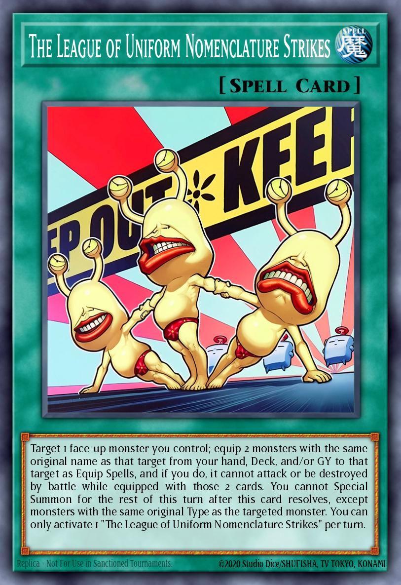The League of Uniform Nomenclature Strikes card image