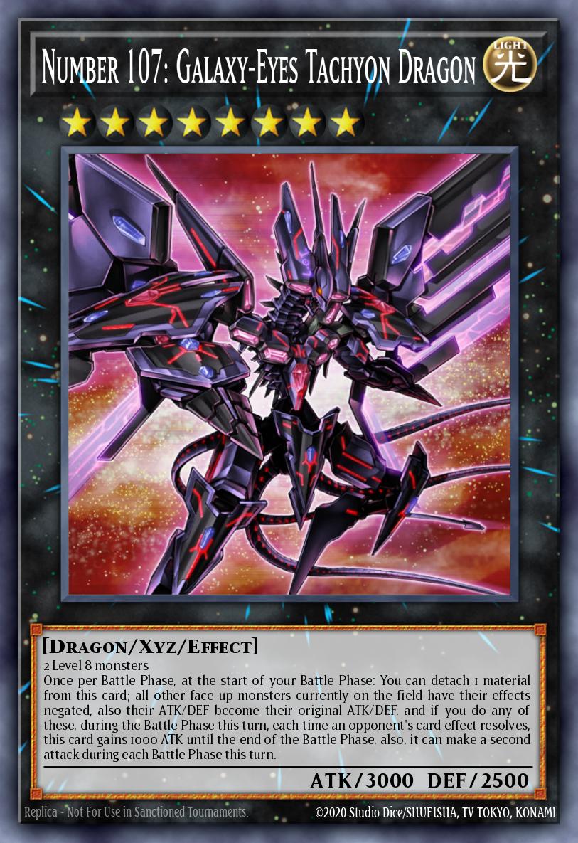 Number 107: Galaxy-Eyes Tachyon Dragon card image
